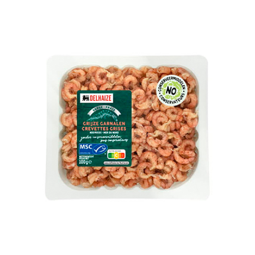 Crevettes grises fraîches sans conservateurs Delhaize