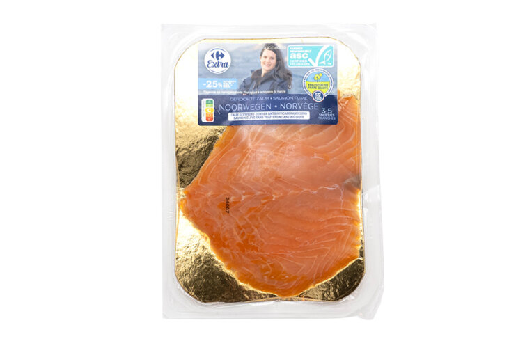 CARREFOUR EXTRA – Saumon fumé de Norvège