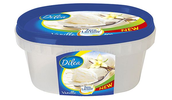 Crème glacée Dilea Zéro Lactose® – vanille